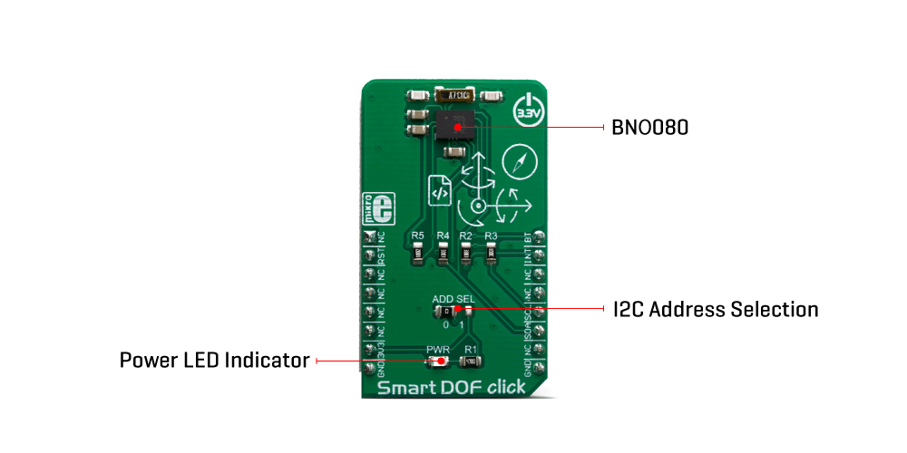 Click Boards Sensors Smart DOF Click