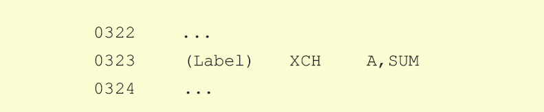 XCH A,Rx XCH A,Rx