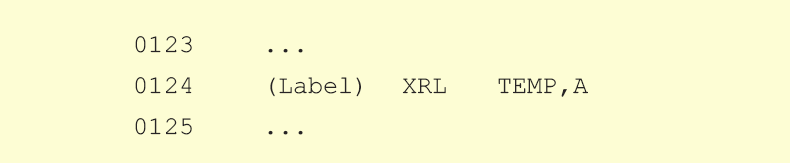 XRL Rx,A XRL Rx,A