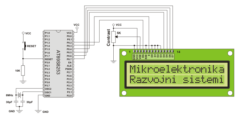 C Program Lcd Display 8051