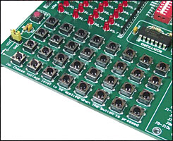 Easy8051A Pushbuttons Easy8051A Pushbuttons