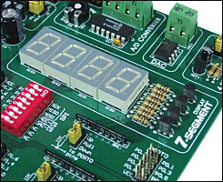 Easy8051A 7-segment LED displays