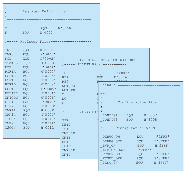 Inside INC file Inside INC file