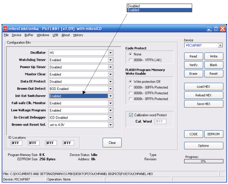 Enabling Int-Ext Switchover Enabling Int-Ext Switchover