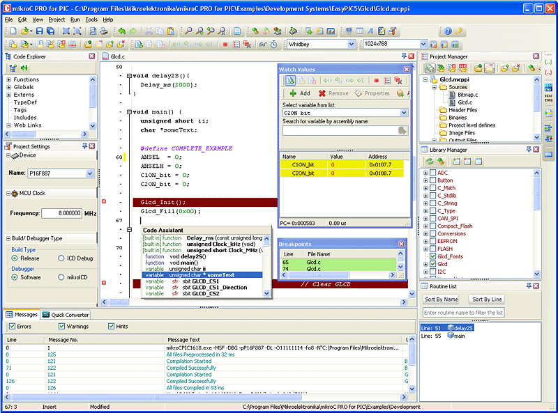 mikroC PRO for PIC IDE mikroC PRO for PIC IDE