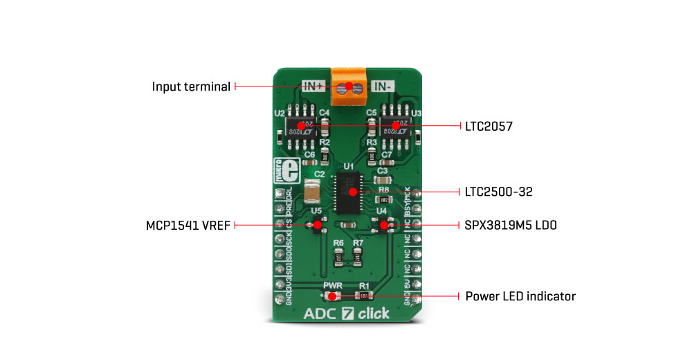 ADC 7 Click Board™