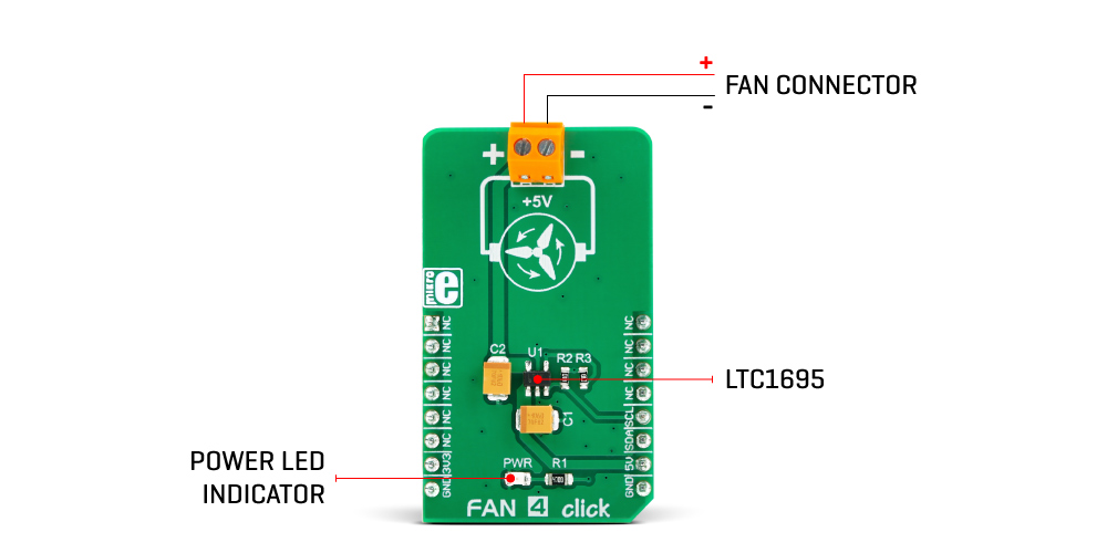 Fan 4 Click Board