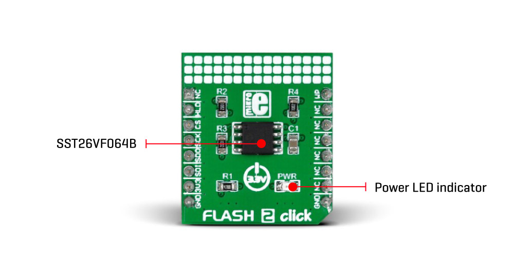 Mikroe Storage Flash 2 click