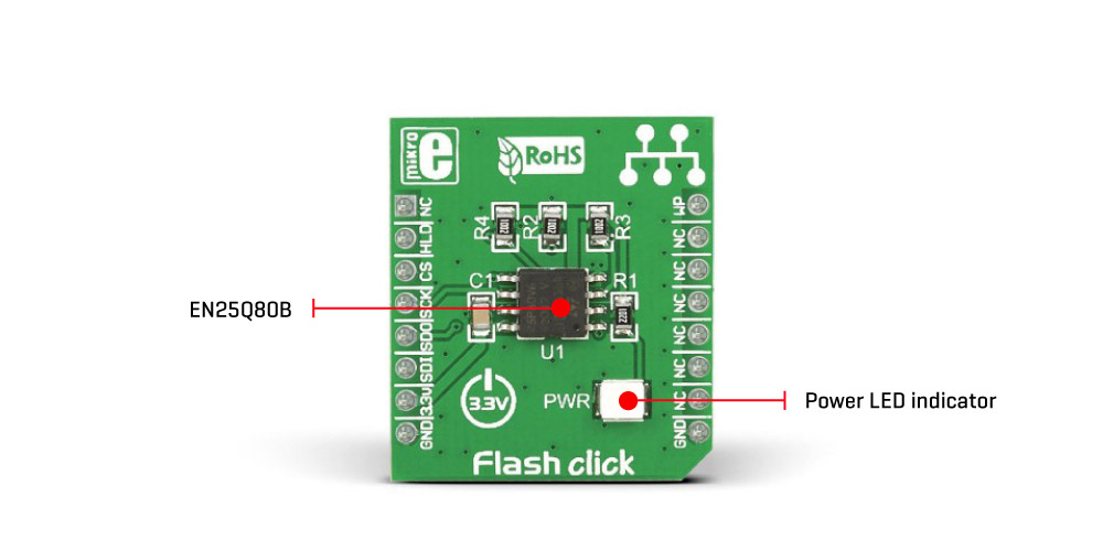 Mikroe Storage Flash Click