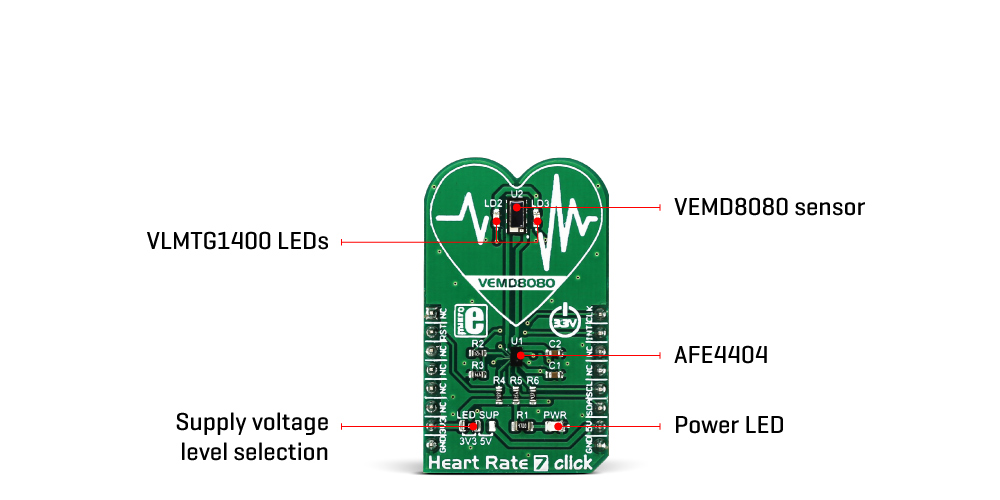 Heart rate 7 click