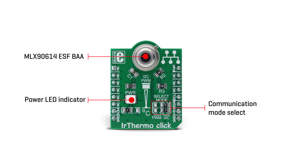 MikroE Sensors IrThermo click 3.3V