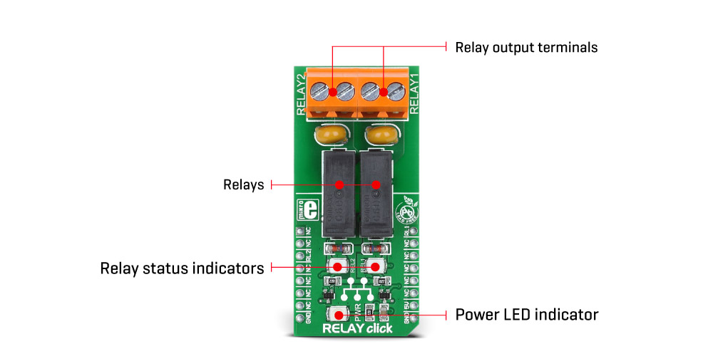 MikroE Miscellaneous Relay click