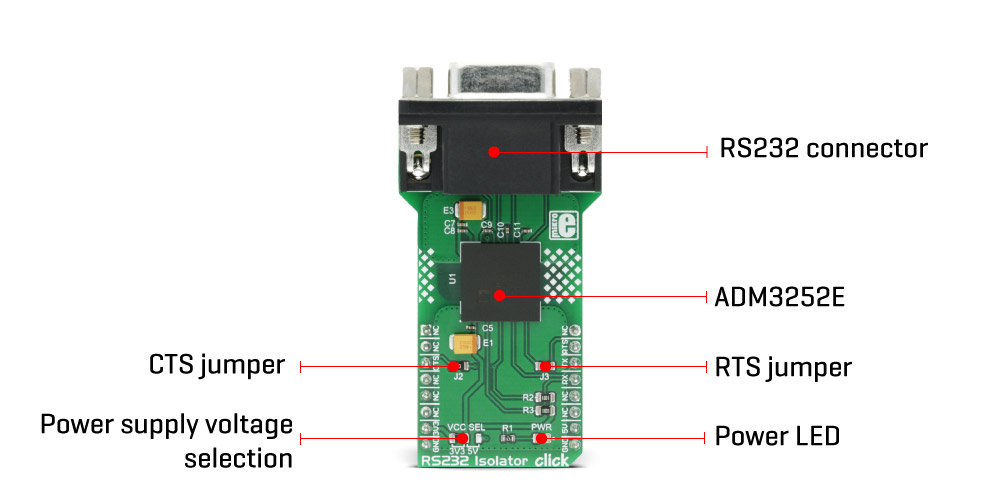 rs232 isolator click