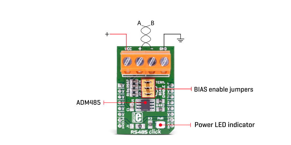 RS485 Click 5V