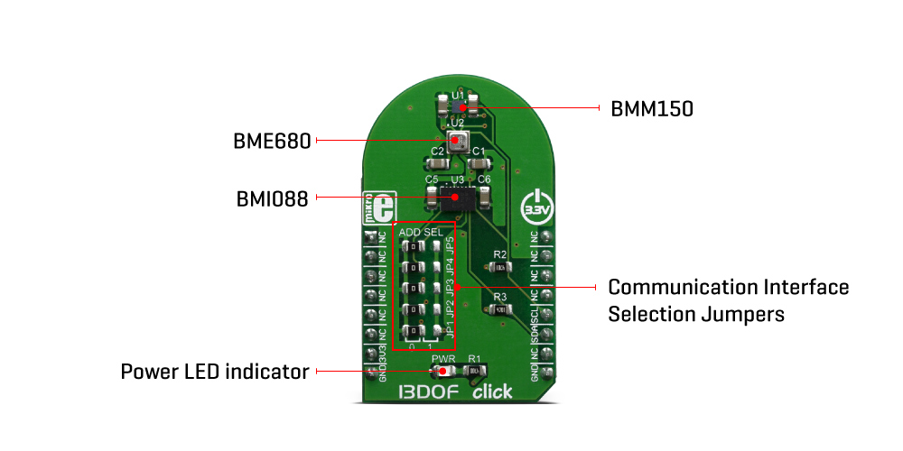 Shop Click Boards Sensors 13DOF Click