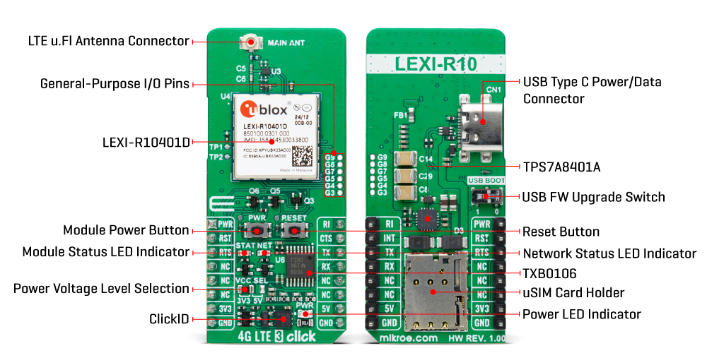 4G LTE 3 Click (for North America) v100 Inner