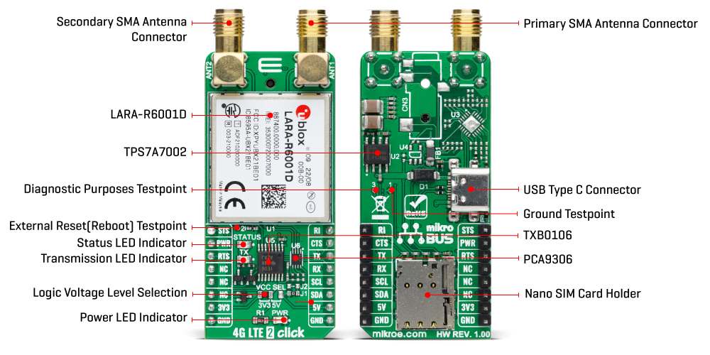 4g lte 2 Click Board™ data_inner