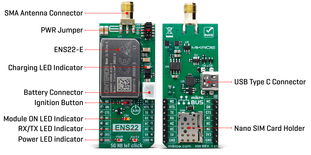 5G NB IoT Click Board™