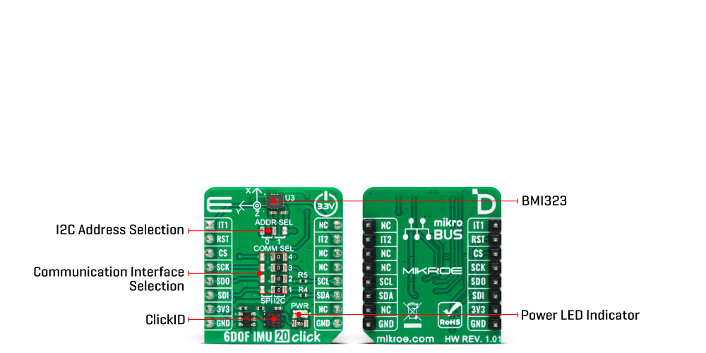 6DOF IMU 20 Click Inner