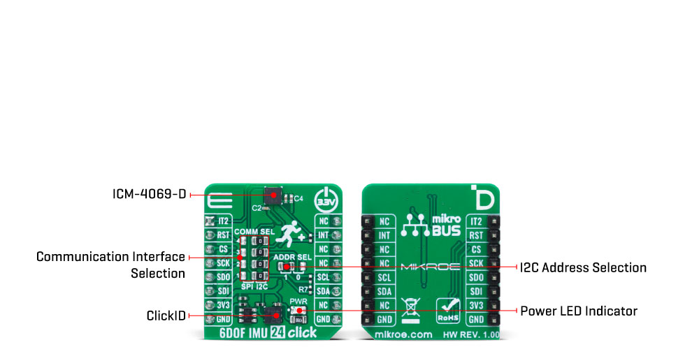 6DOF IMU 24 Click Inner