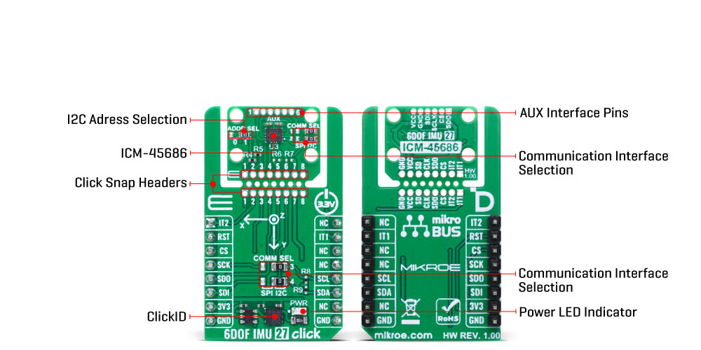 6DOF IMU 27 Click v100 Inner