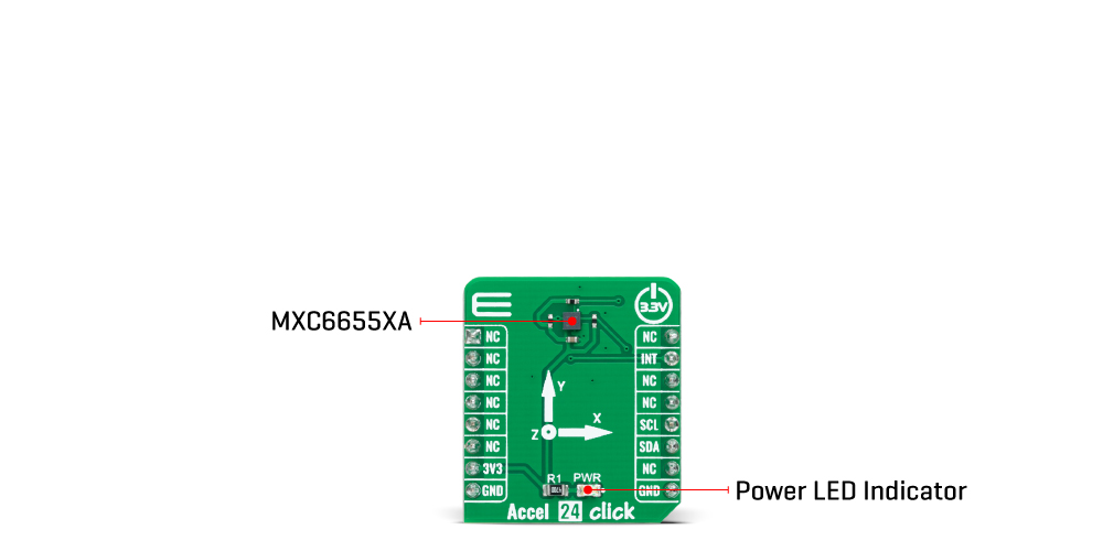 Accel 24 Click Board™ inner