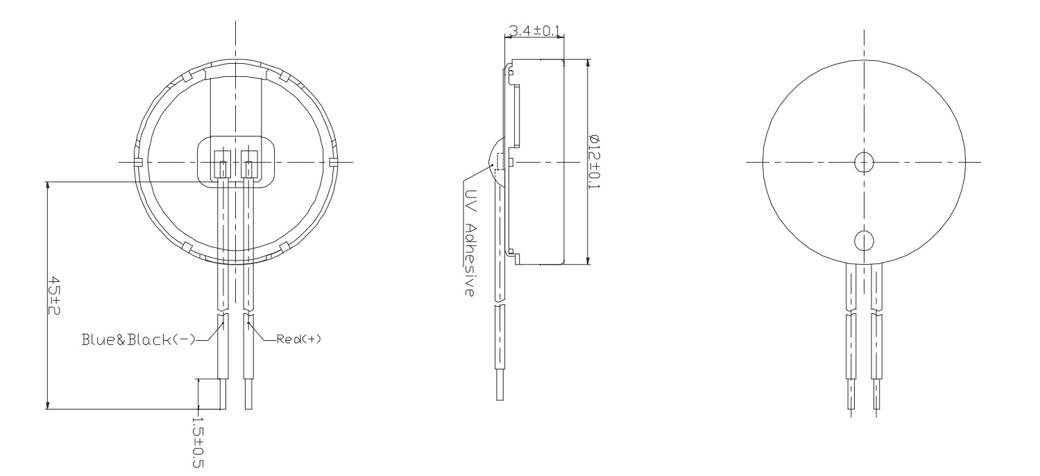 C1234BE03L45F Mechanical Specifications Image