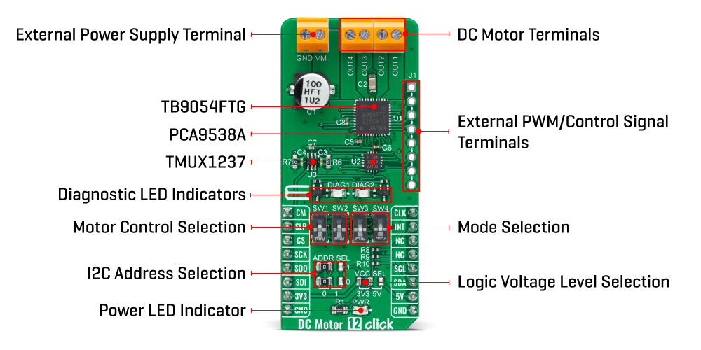 DC Motor 12 Click inner