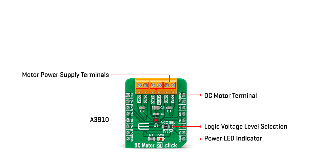 DC motor 21 Click inner