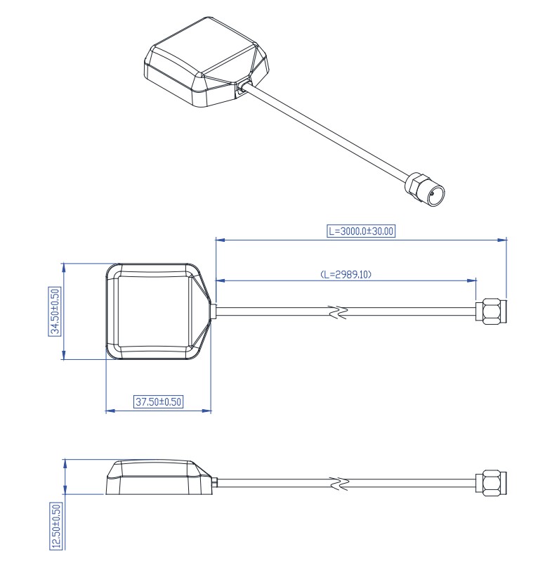 GNSS L Band Active Antenna