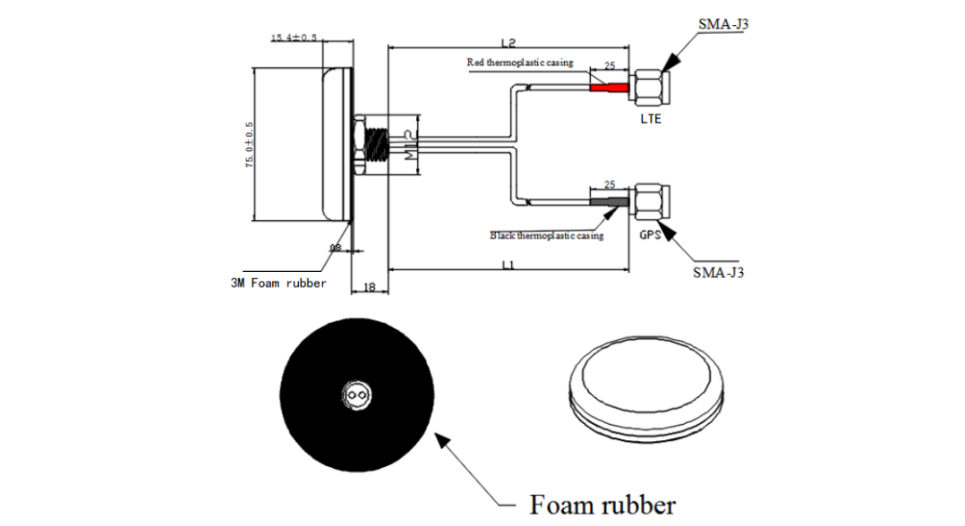GPS/4LTE Combo External Antenna Image