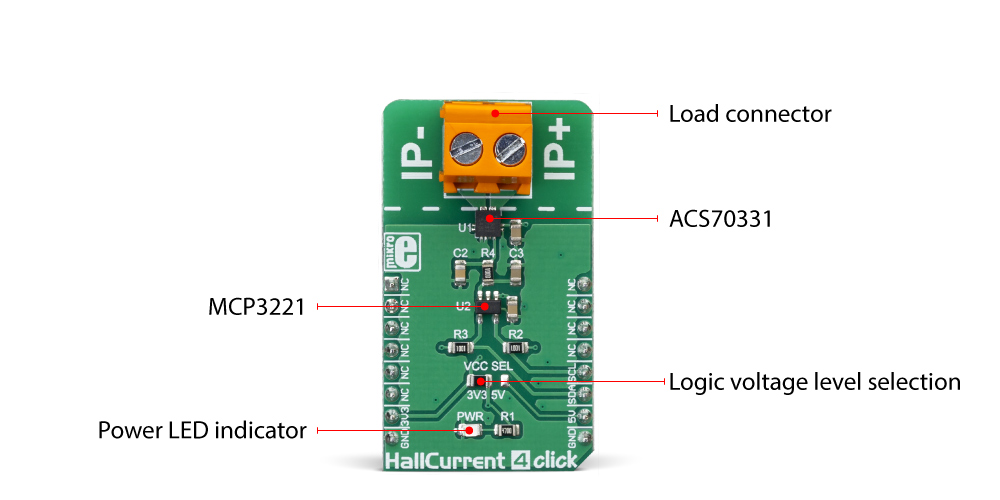 MikroElektronika Hall Current 4 click