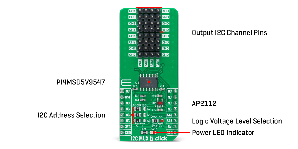 I2C MUX 7 Click