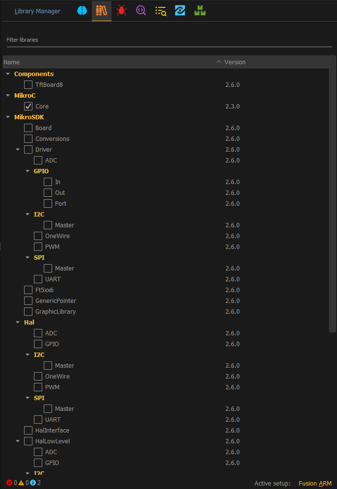 IMPROVEMENTS - 3. Library Manager