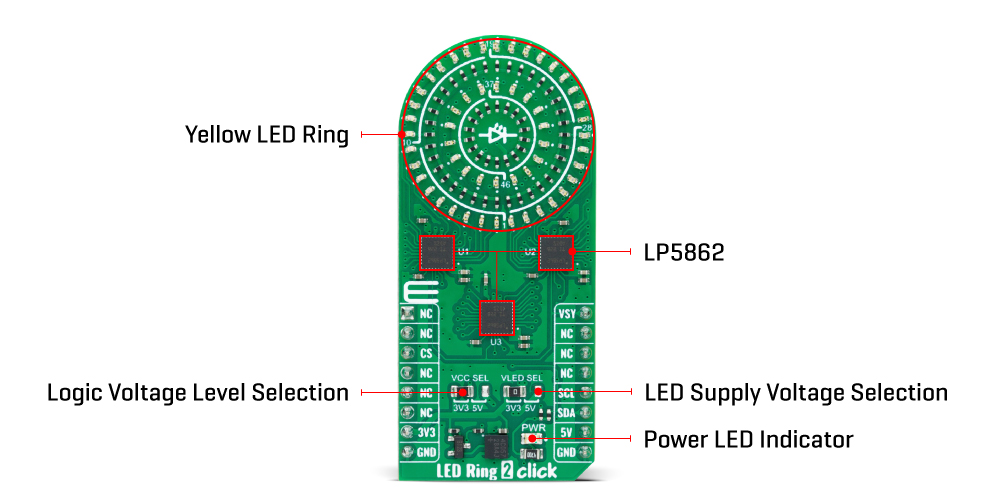 LED Ring 2 Click inner