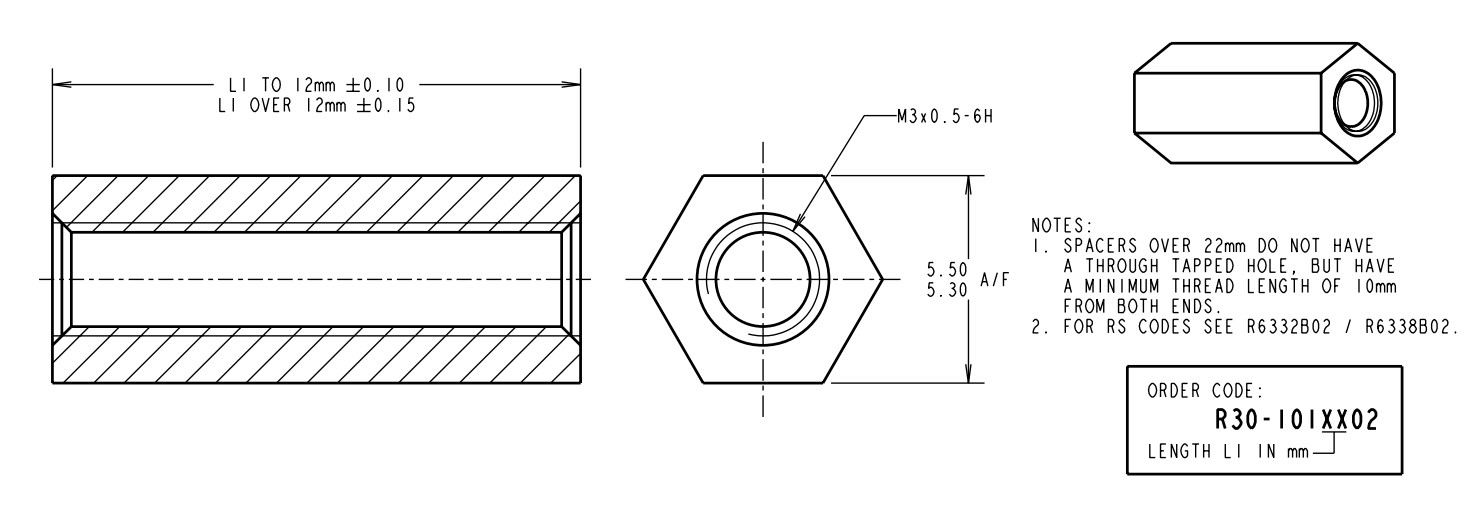 Spacers with magnets - 28mm (4 pcs)