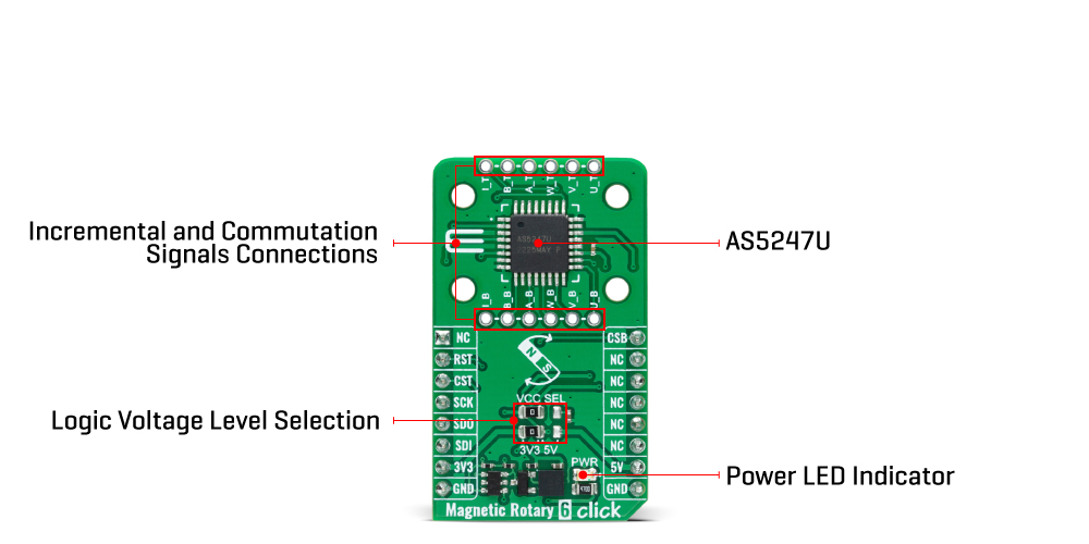 Magnetic Rotary 6 click inner