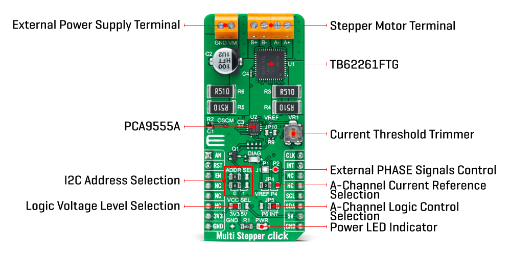 Multi Stepper Click TB62261FTG inner