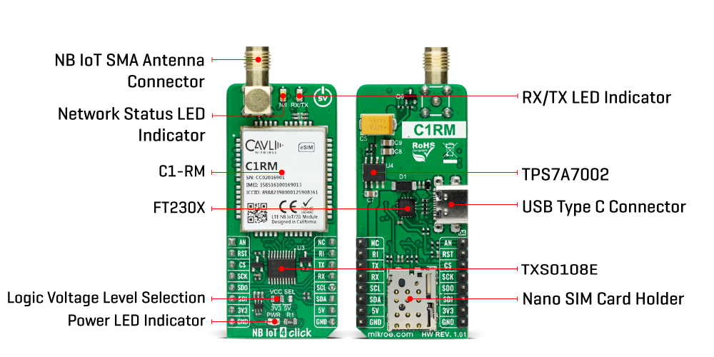 NB IOT 4 Click inneri