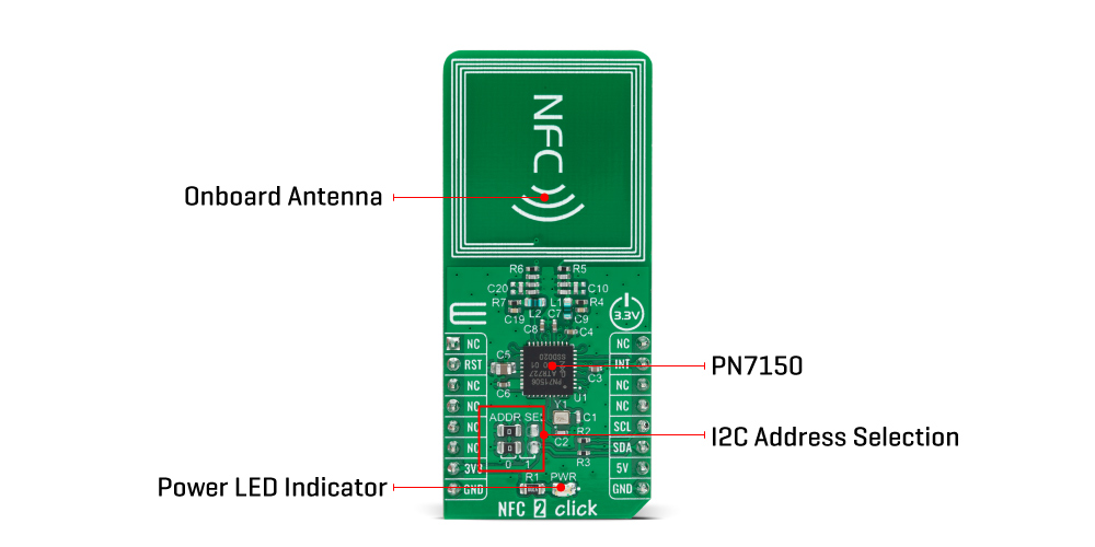 NFC 2 Click Board™ inner