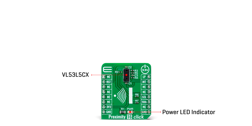 Proximitiy 16 Click Board™ inner