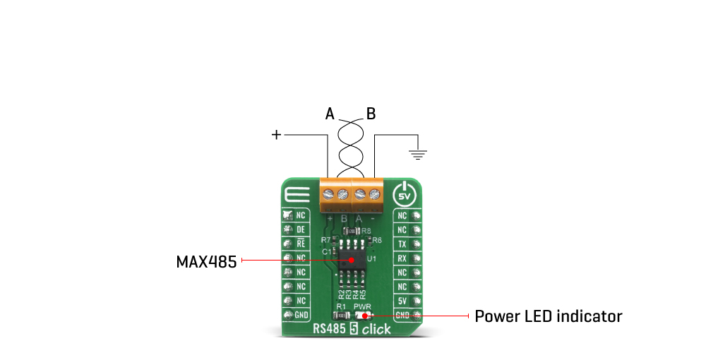 rs485 5 click
