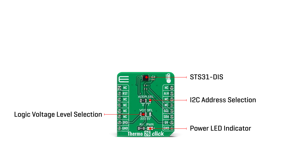 Thermo 26 Click Board™ inner