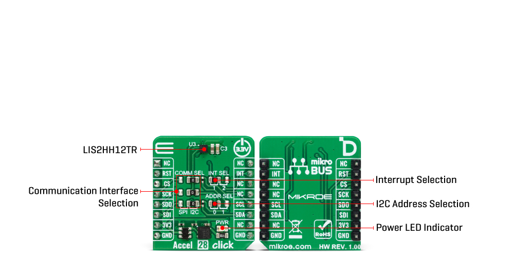 accel 28 Click Board™ inner img