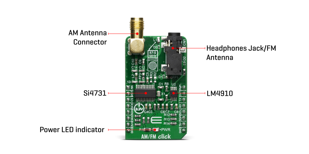 AM/FM Click Board™