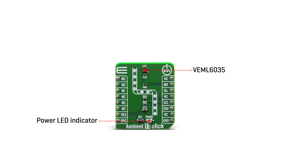 Click Boards Sensors Optical Ambient 11 click