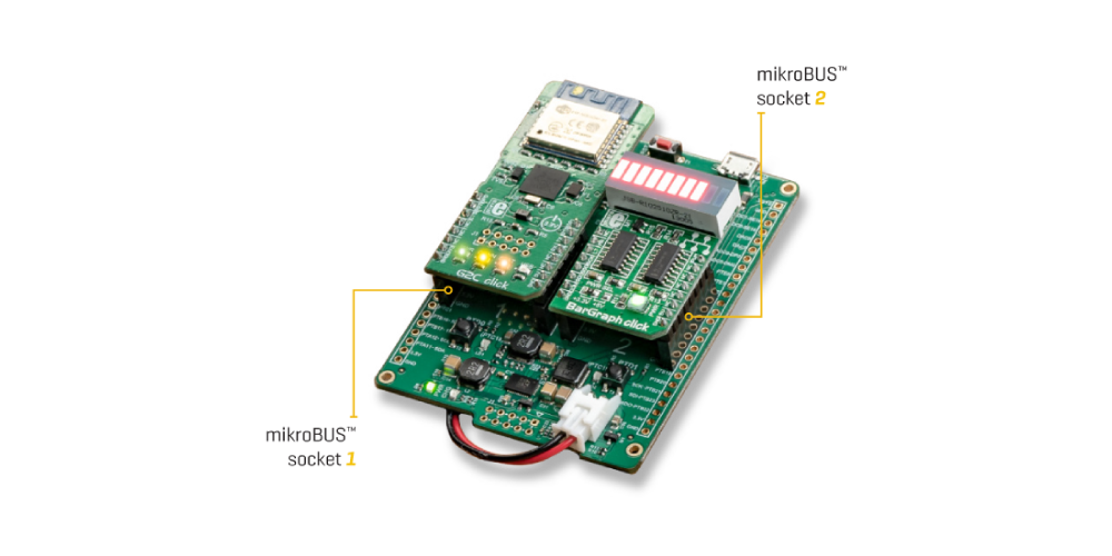 Mikroe bargraph thermo 7 clicker