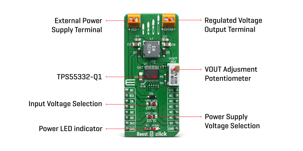 Shop Click Boards Power Management Boost 6 Click