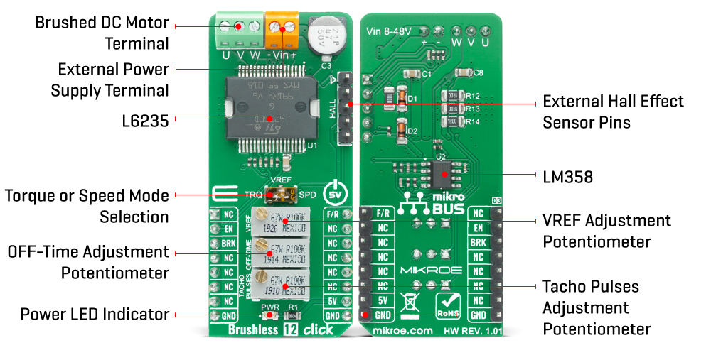 Brushless 12 Click Board™