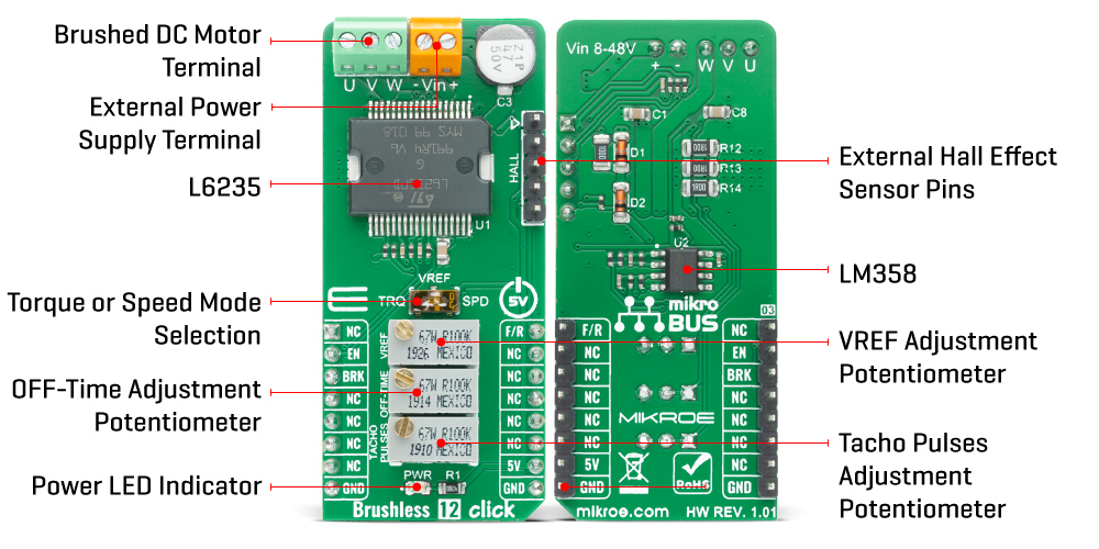 brushless 12 click inner